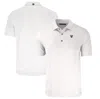 CUTTER & BUCK CUTTER & BUCK WHITE VILLANOVA WILDCATS FORGE ECO STRETCH RECYCLED POLO