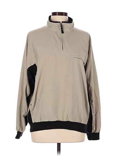 Pre-owned Cutter & Buck Windbreaker Jacket In Tan