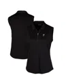 Cutter & Buck Women's Black Ohio State Buckeyes Forge Stretch Sleeveless Polo In Black