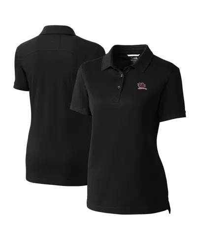 Cutter & Buck Women's Black South Carolina Gamecocks Vault Drytec Advantage Tri-blend Pique Women's Polo