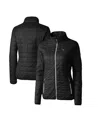 Cutter & Buck Women's Black Texas Longhorns Rainier Eco Insulated Puffer Full-zip Jacket In Black