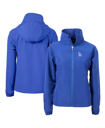 Cutter & Buck Women's Blue Los Angeles Dodgers Charter Eco Full-zip Jacket