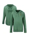 Cutter & Buck Women's Hunter Green Green Bay Packers Coastline Epic Comfort Eco Raglan Pullover Hoodie In Hunter Green