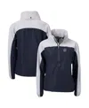 Cutter & Buck Women's Navy Chicago Cubs Charter Eco Half-zip Anorak Jacket In Navy