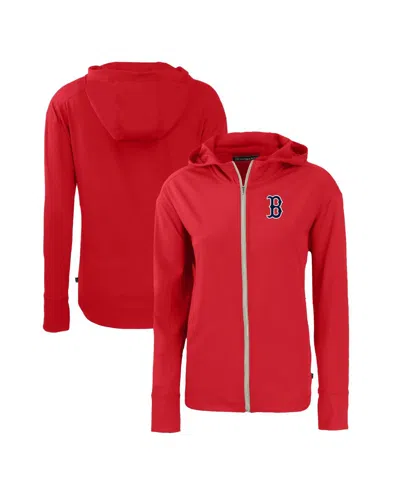 Cutter & Buck Women's Red Boston Red Sox Daybreak Eco Full-zip Hoodie