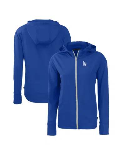 Cutter & Buck Women's Royal Los Angeles Dodgers Daybreak Eco Full-zip Hoodie In Blue