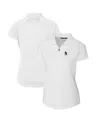 Cutter & Buck Women's White Michigan State Spartans Forge Stretch Polo In White