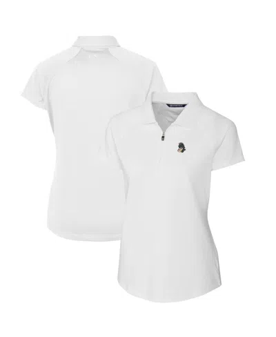 Cutter & Buck Women's White Michigan State Spartans Forge Stretch Polo