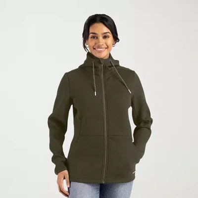 Cutter & Buck Womens Lightweight Softshell Jacket In Green