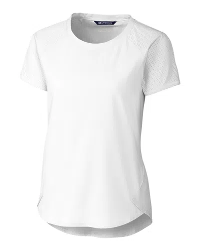 Cutter & Buck Womens Response Active Perforated Tee In White