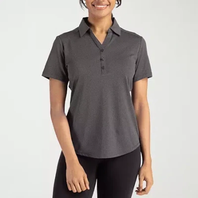 Cutter & Buck Womens Short Sleeve Polo Shirt In Black