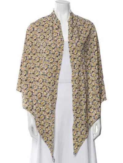 Pre-owned Cuup Floral Print Cover-up W/ Tags In Multi