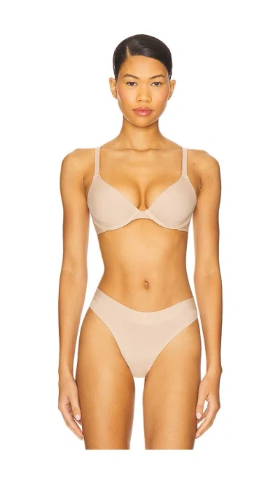 Cuup Plunge Modal Bra In Brown