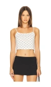 Cuup Pointelle Tank In White