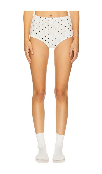 Cuup Pointelle Tap In White