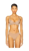 Cuup Scoop Micro Bra In Brown