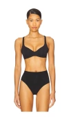Cuup Scoop Modal Bra In Black