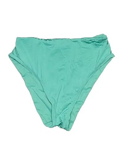 Pre-owned Cuup Swimsuit Bottoms In Teal