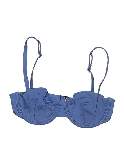 Pre-owned Cuup Swimsuit Top Blue Swimwear