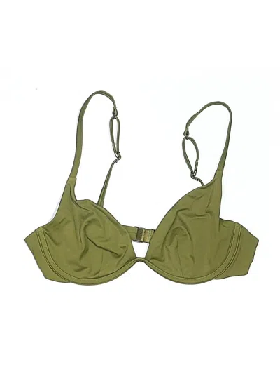 Pre-owned Cuup Swimsuit Top Green Swimwear