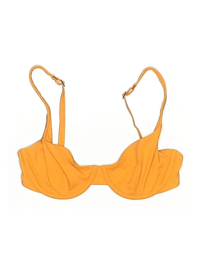 Pre-owned Cuup Swimsuit Top Orange Swimwear