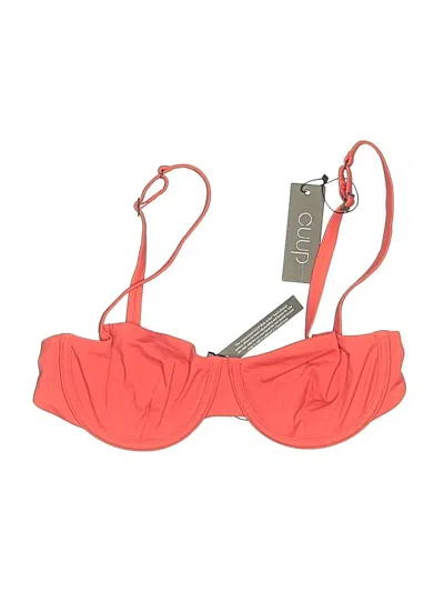 Cuup Swimsuit Top Orange Swimwear In Red