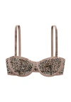 Cuup The Balconette Mesh In Animal Print