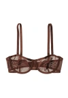 Cuup The Balconette Mesh In Brown