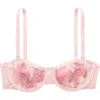 Cuup The Balconette Mesh In Pink