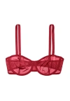 Cuup The Balconette Mesh In Red