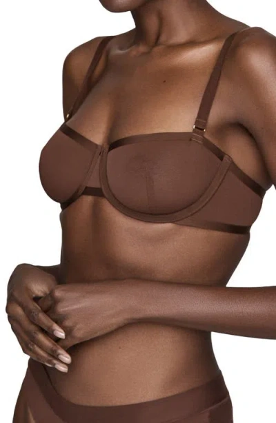 CUUP CUUP THE BALCONETTE MESH UNDERWIRE BRA
