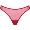 Cuup The Bikini Mesh In Red