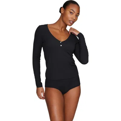 Cuup The Button Long Sleeve In Black