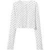Cuup Pointelle Cardigan In Multi