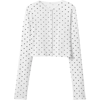 Cuup Pointelle Cardigan In Multi
