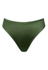 Cuup The High Cut Satin In Green
