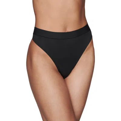 Cuup The Highwaist Thong Modal In Black