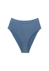 Cuup The Highwaist Lurex In Blue