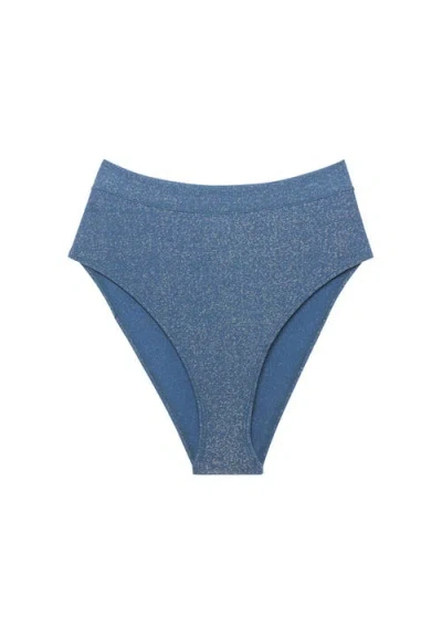 Cuup The Highwaist Lurex In Blue