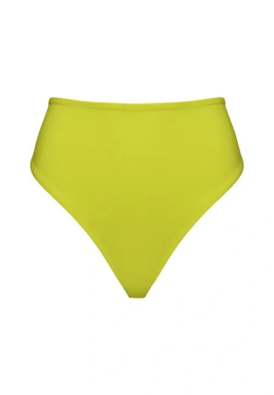 Cuup The Highwaist Swim In Yellow