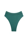 Cuup The Highwaist Thong Lurex In Green