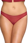 Cuup The Mesh Bikini In Scarlet