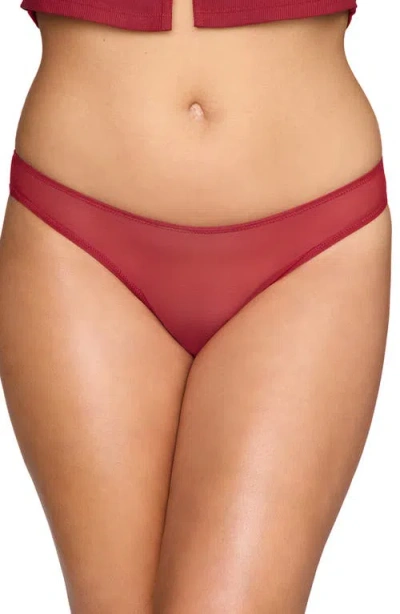 Cuup The Mesh Bikini In Scarlet