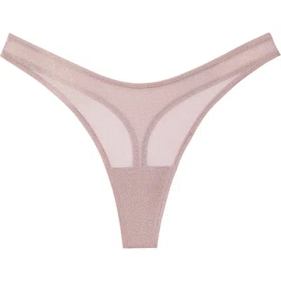 Cuup The Mesh Thong In Moonbeam