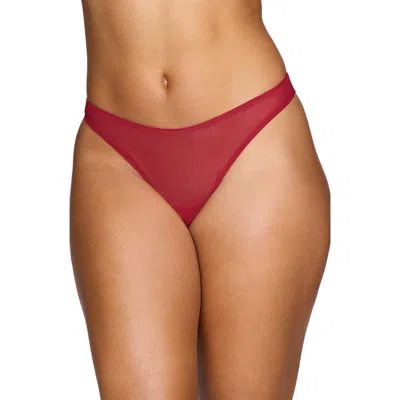 Cuup The Mesh Thong In Scarlet