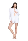 Cuup The Oversized Shirt- Cotton In White