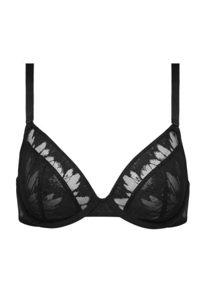 Cuup The Plunge- Floral Lace In Multi