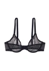 Cuup The Balconette Mesh In Black