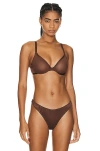 Cuup The Plunge Bra In Espresso
