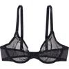 Cuup The Balconette Mesh In Black